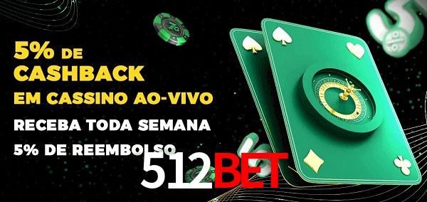 Promoções do cassino ao Vivo 512bet